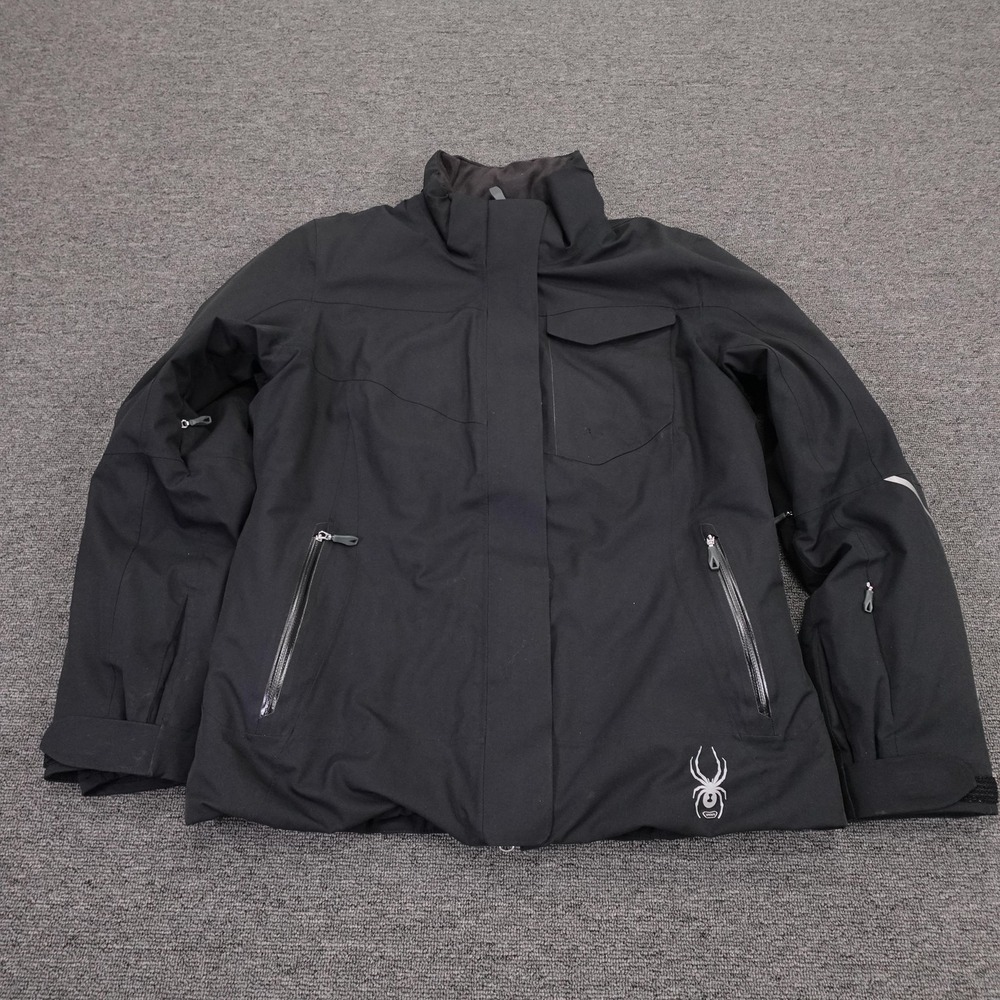 Spyder Ski Jacket Womens 14 Black XTL‎ 20/20K PrimaLoft Insulated Waterproof